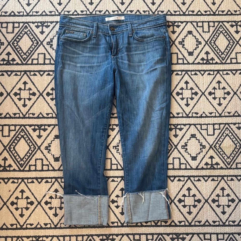 Joe's Jeans Cropped Ankle Blue Denim